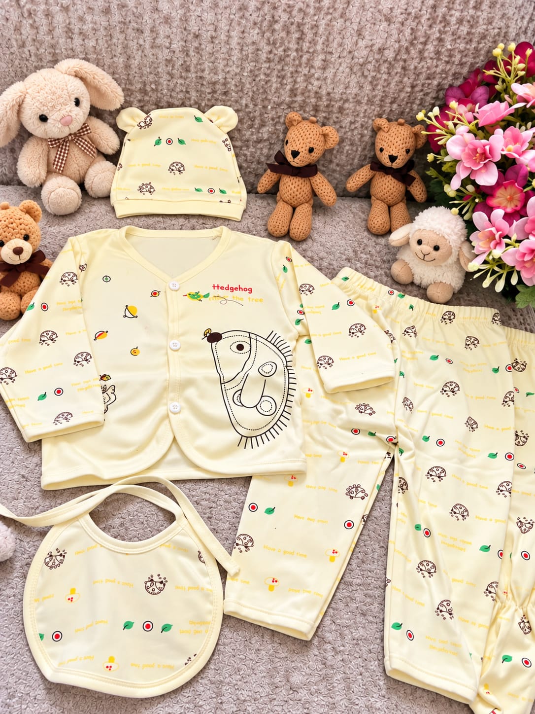 💛 Pijama amarilla para bebé